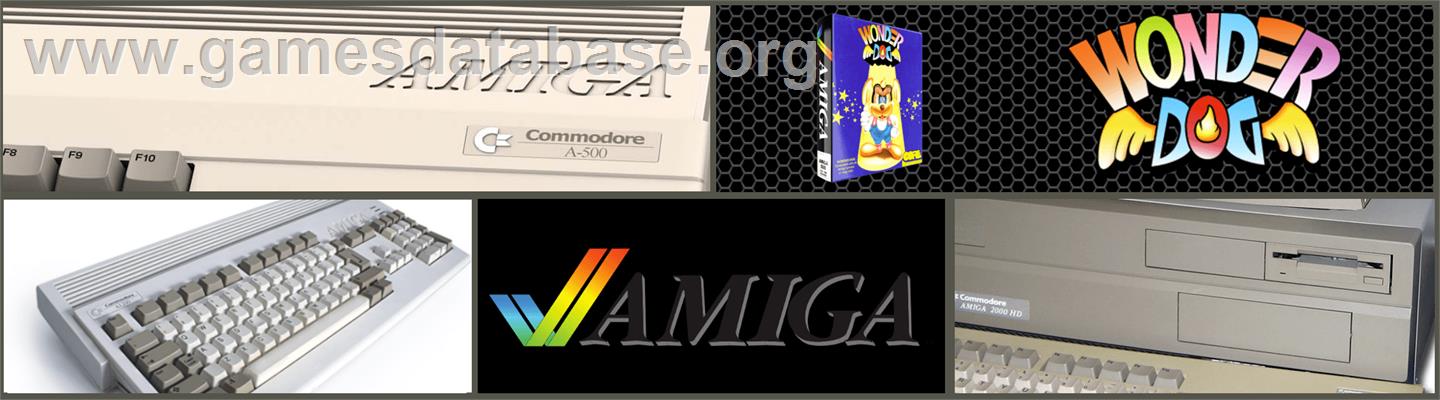 Wonder Dog - Commodore Amiga - Artwork - Marquee