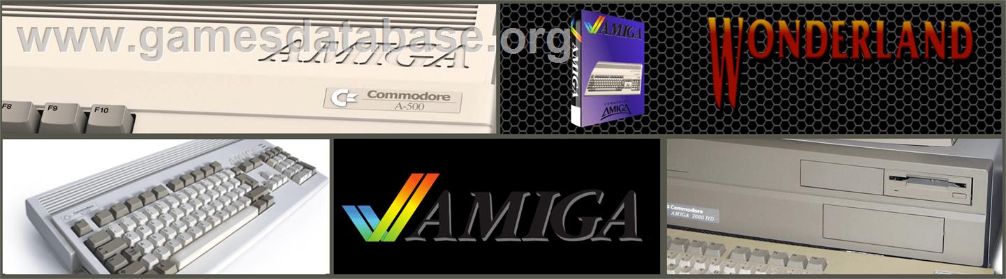 Wonderland - Commodore Amiga - Artwork - Marquee
