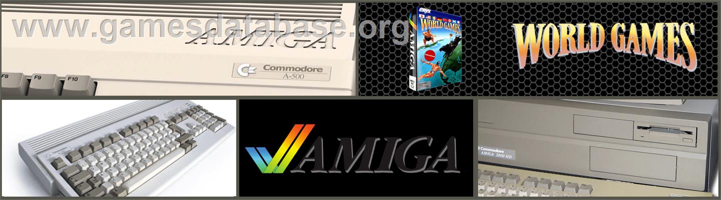 World Games - Commodore Amiga - Artwork - Marquee
