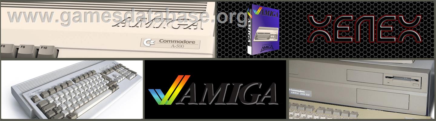 Xenex - Commodore Amiga - Artwork - Marquee
