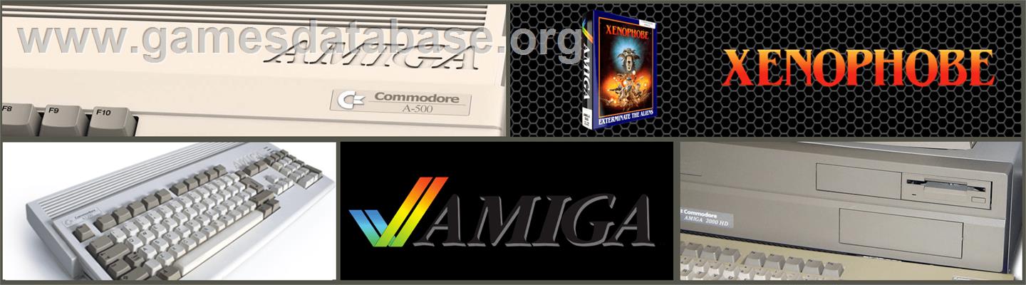 Xenophobe - Commodore Amiga - Artwork - Marquee