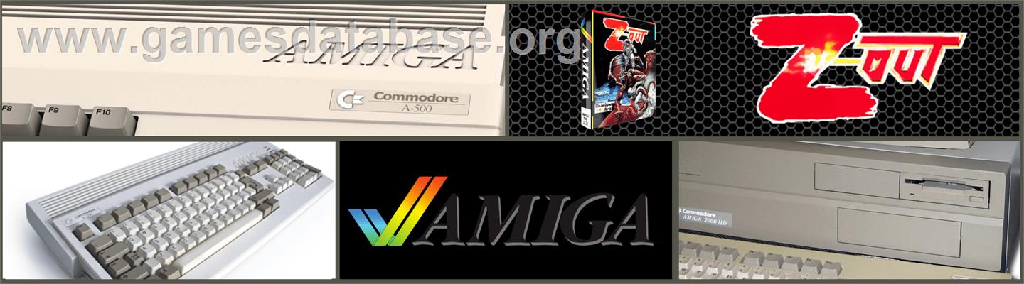 Z-Out - Commodore Amiga - Artwork - Marquee