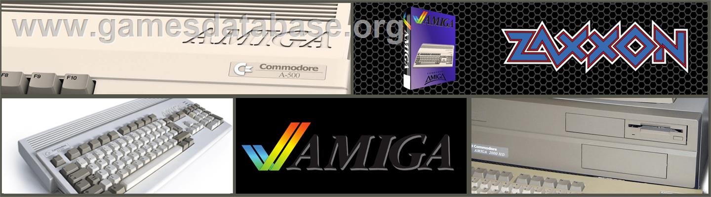 Zaxxon - Commodore Amiga - Artwork - Marquee