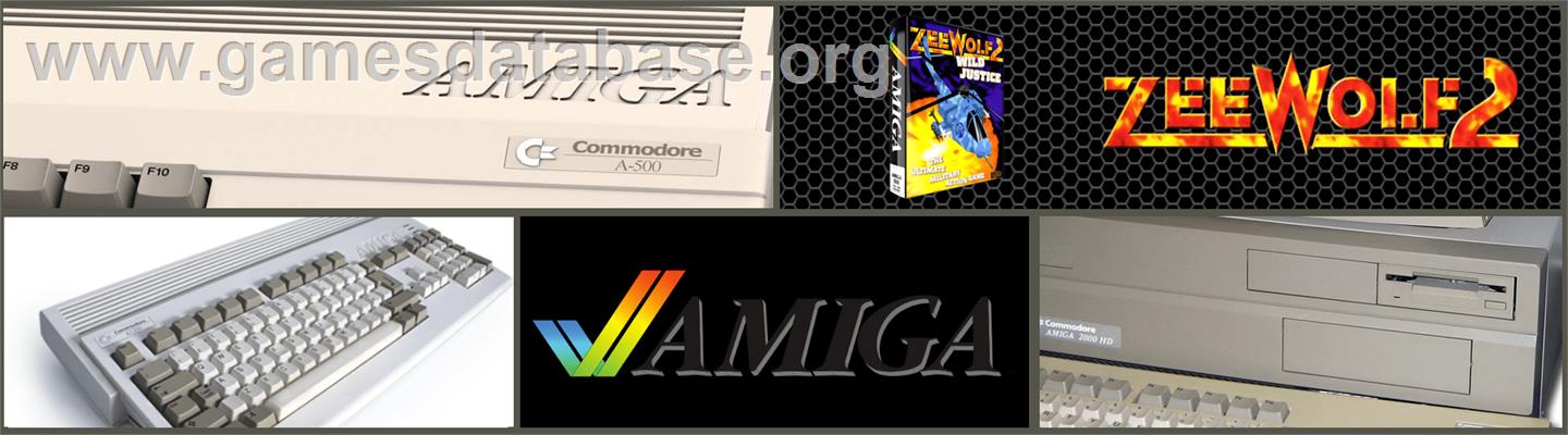 Zeewolf 2: Wild Justice - Commodore Amiga - Artwork - Marquee