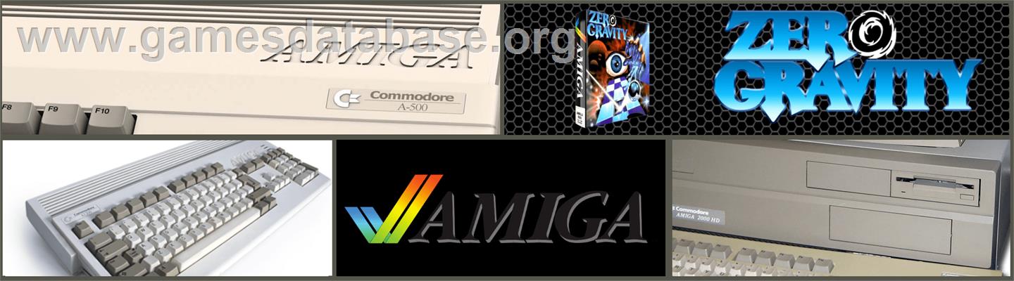 Zero Gravity - Commodore Amiga - Artwork - Marquee