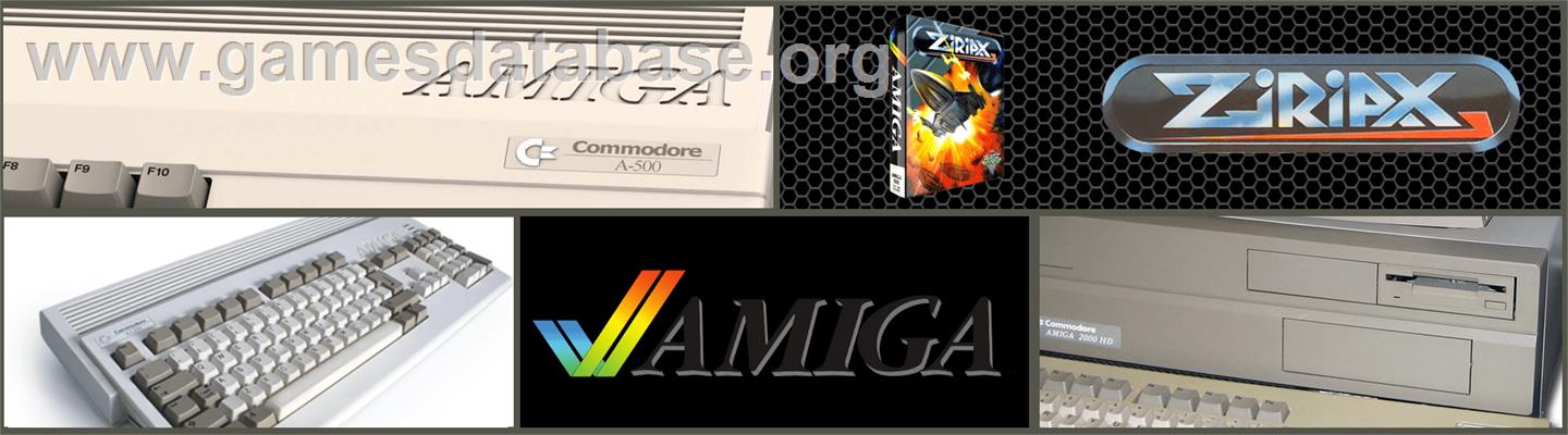 Ziriax - Commodore Amiga - Artwork - Marquee