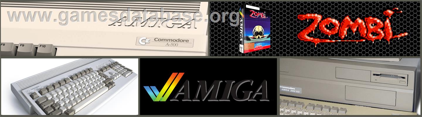 Zombi - Commodore Amiga - Artwork - Marquee