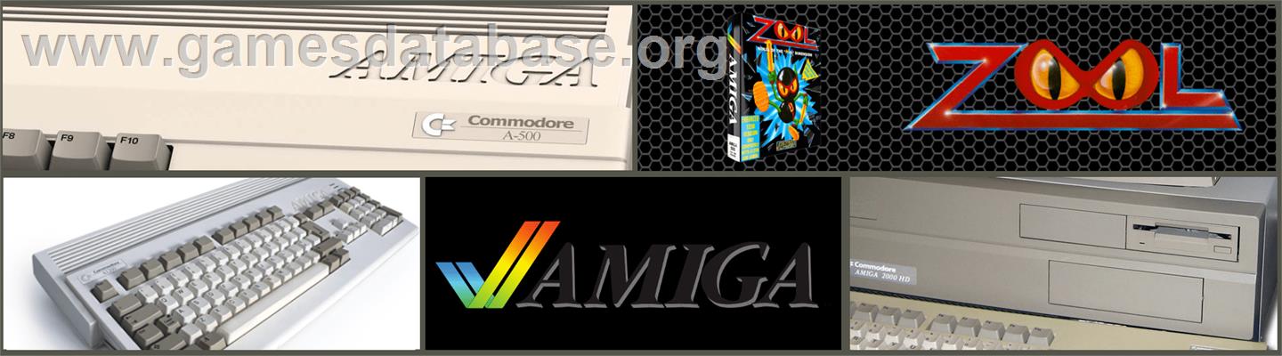 Zool - Commodore Amiga - Artwork - Marquee