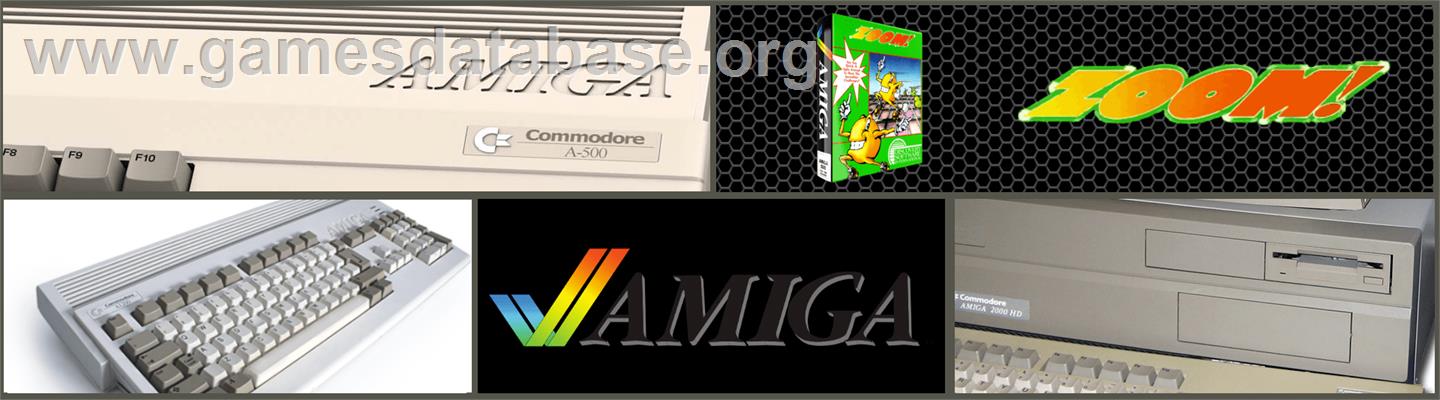 Zoom! - Commodore Amiga - Artwork - Marquee