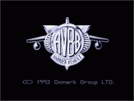 In game image of AV8B Harrier Assault on the Commodore Amiga.