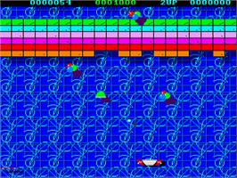 In game image of Amegas on the Commodore Amiga.