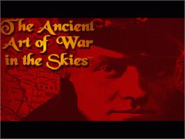 In game image of Ancient Art Of War In The Skies, The on the Commodore Amiga.