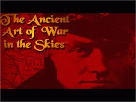 In game image of Ancient Art of War in the Skies on the Commodore Amiga.