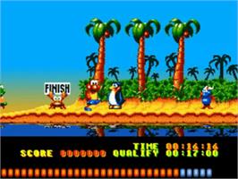 In game image of Aquatic Games Starring James Pond And The Aquabats, The on the Commodore Amiga.