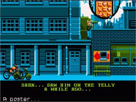 In game image of Bargon Attack on the Commodore Amiga.