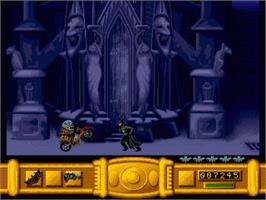 In game image of Batman Returns on the Commodore Amiga.