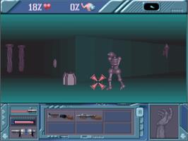 In game image of Behind the Iron Gate on the Commodore Amiga.