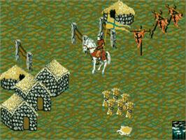 In game image of Betrayal on the Commodore Amiga.