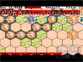 In game image of Blitzkrieg - Battle At The Ardennes on the Commodore Amiga.