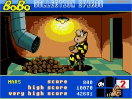 In game image of BoBo on the Commodore Amiga.