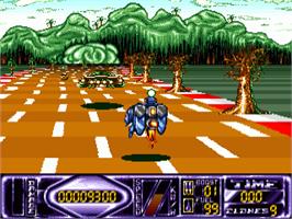 In game image of Borobodur - Planet Of Doom on the Commodore Amiga.