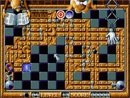 In game image of Boston Bomb Club on the Commodore Amiga.