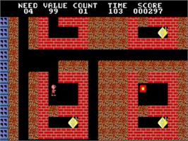 In game image of Boulder Dash Construction Kit on the Commodore Amiga.