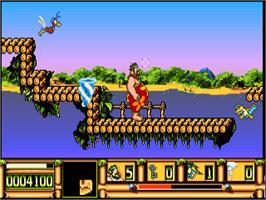 In game image of Carlos on the Commodore Amiga.