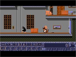 In game image of Cattivik - The Videogame on the Commodore Amiga.