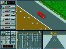 In game image of Chicago 90 on the Commodore Amiga.