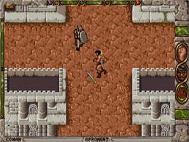 In game image of Conan - The Cimmerian on the Commodore Amiga.