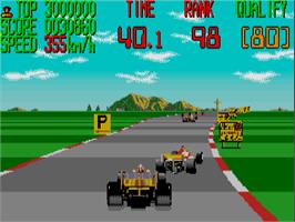 In game image of Continental Circus on the Commodore Amiga.