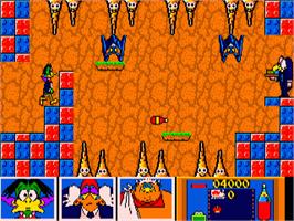 In game image of Count Duckula 2 Featuring Tremendous Terence on the Commodore Amiga.