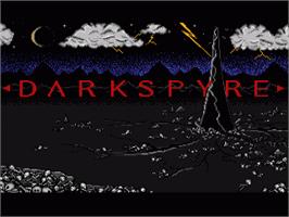 In game image of DarkSpyre on the Commodore Amiga.