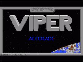 In game image of Day of the Viper on the Commodore Amiga.