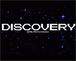 In game image of Discovery: In the Steps of Columbus on the Commodore Amiga.