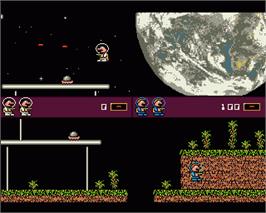 In game image of Dithell In Space on the Commodore Amiga.
