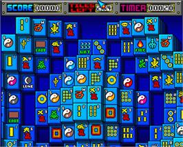 In game image of Dragon Tiles 2 - The Tournament on the Commodore Amiga.