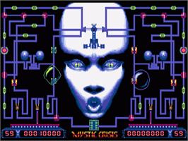 In game image of Extase on the Commodore Amiga.