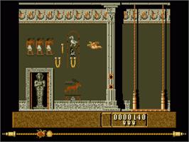 In game image of Eye Of Horus on the Commodore Amiga.