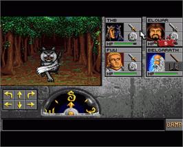 In game image of Eye of the Beholder 2 - The Legend of Darkmoon on the Commodore Amiga.