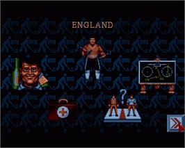In game image of Face-off - Ice Hockey on the Commodore Amiga.