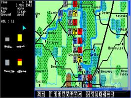 In game image of Fire-brigade - The Battle For Kiev 1943 on the Commodore Amiga.