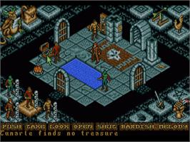 In game image of Four Crystals Of Trazere, The on the Commodore Amiga.