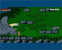 In game image of Gadget - Lost In Time on the Commodore Amiga.