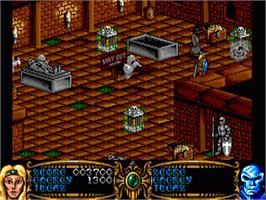 In game image of Gauntlet 3 - The Final Quest on the Commodore Amiga.