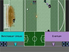 In game image of Gazza 2 on the Commodore Amiga.