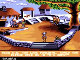 In game image of Gobliins 2 - The Prince Buffoon on the Commodore Amiga.