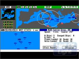 In game image of Harpoon - Battleset 3 - The Med Conflict on the Commodore Amiga.