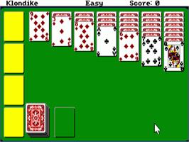 In game image of Hoyle Official Book Of Games - Volume 2 - Solitaire on the Commodore Amiga.